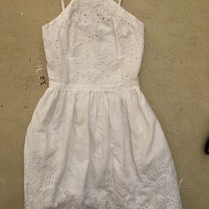 Abercrombie & Fitch Women’s White Eyelet Sundress